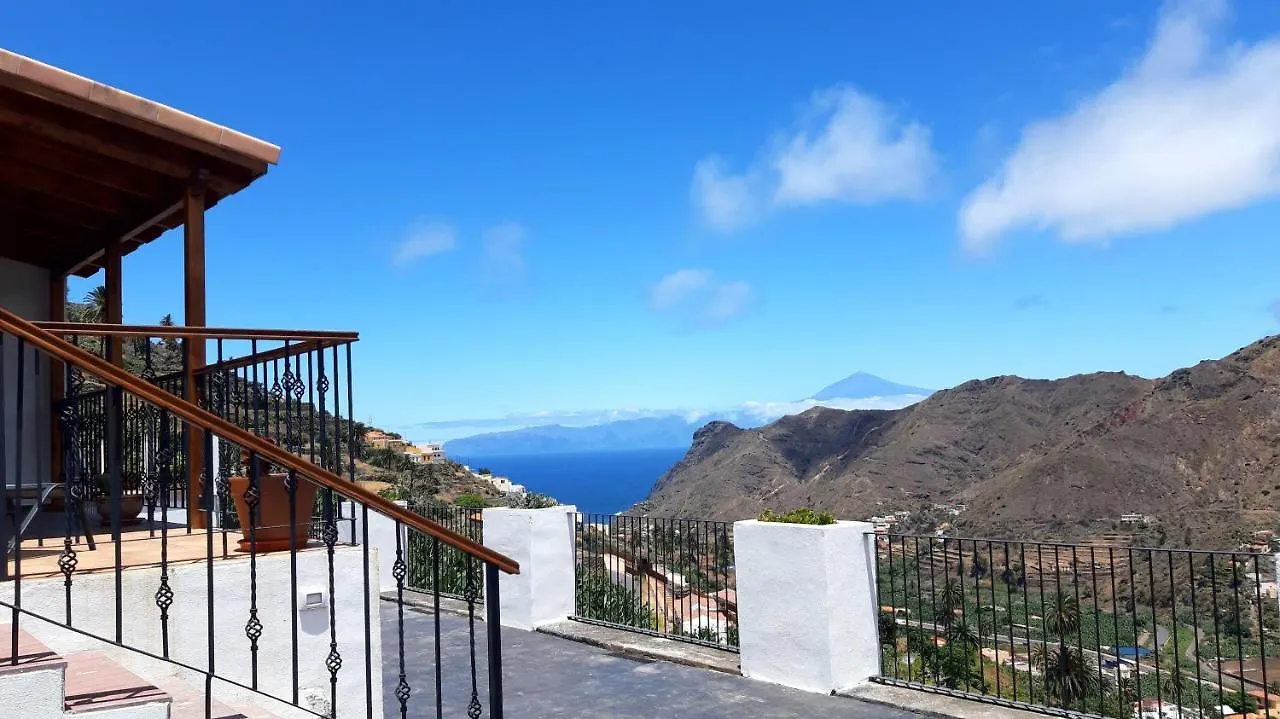 Casa La Sabina Roja 1 - Casa Con Impresionantes Vistas Sobre Hermigua Y El Mar