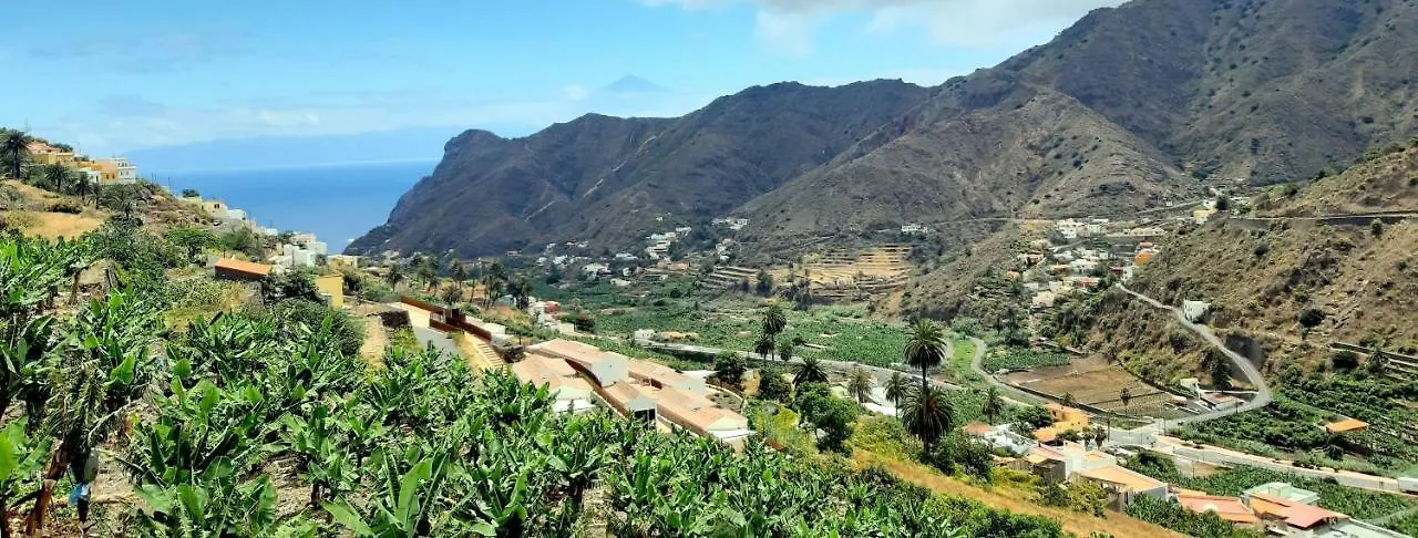 Casa La Sabina Roja 1 - Casa Con Impresionantes Vistas Sobre Hermigua Y El Mar